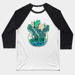 Minhwa: Lotus Terrarium D Type (Korean traditional/folk art) Baseball T-Shirt